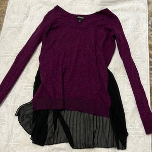 Shirt purple and black